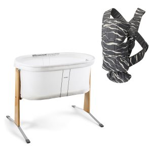 BabyBjörn Cradle + Baby Carrier Mini - White / Landscape