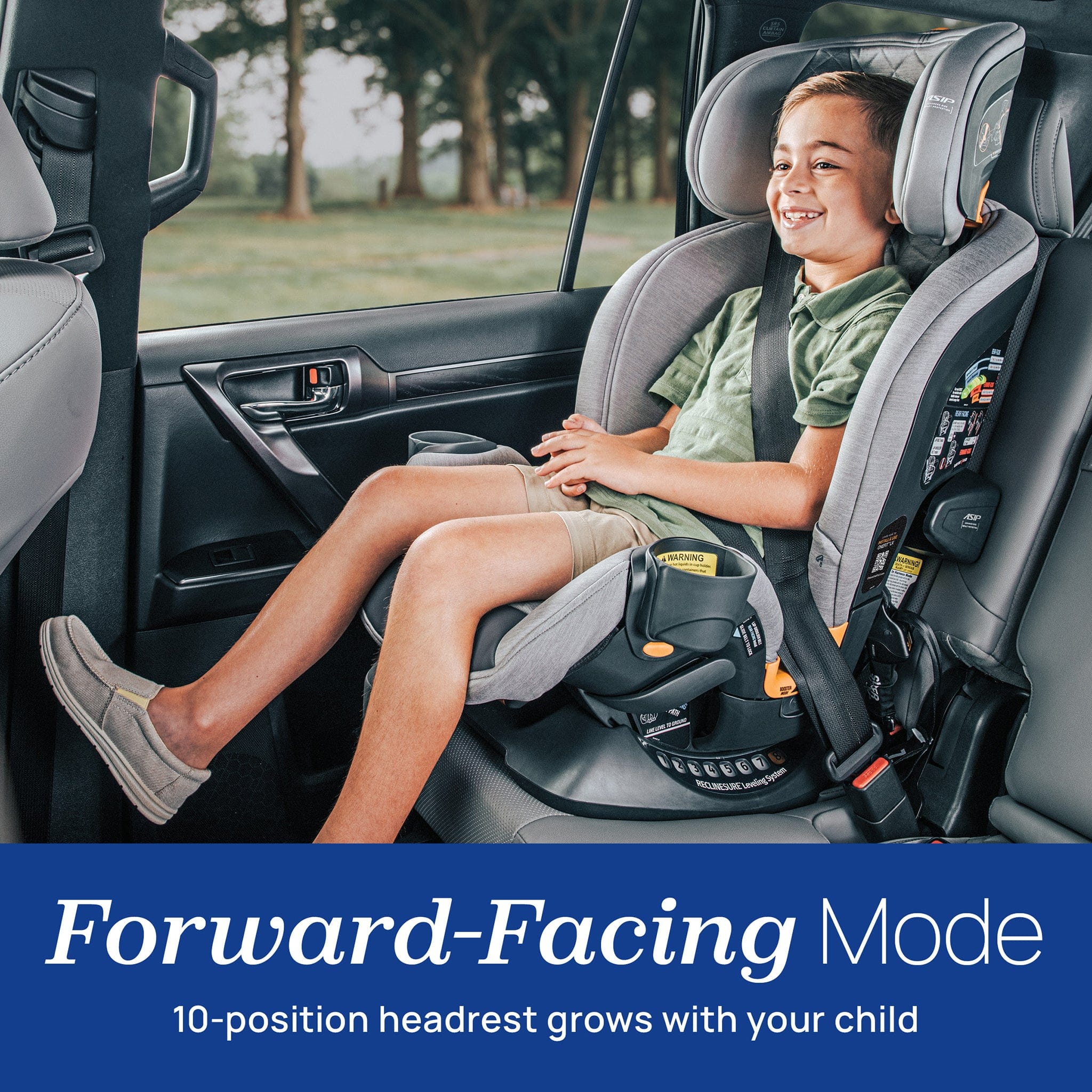 Chicco OneFit Max ClearTex All-in-One Convertible Car Seat - Energy - 图片 4