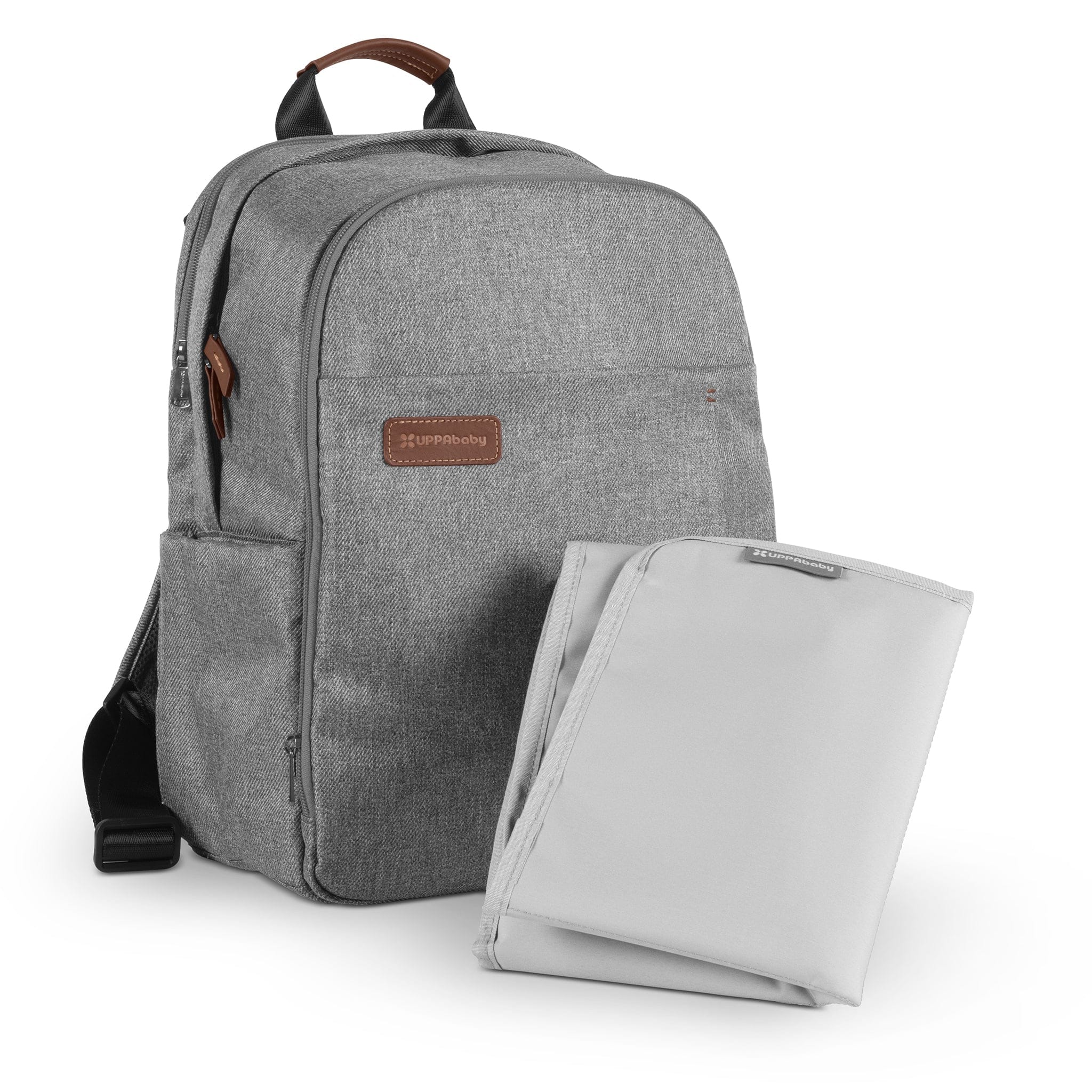 UPPAbaby Changing Backpack - Jake (Charcoal / Black Leather) - Image 4