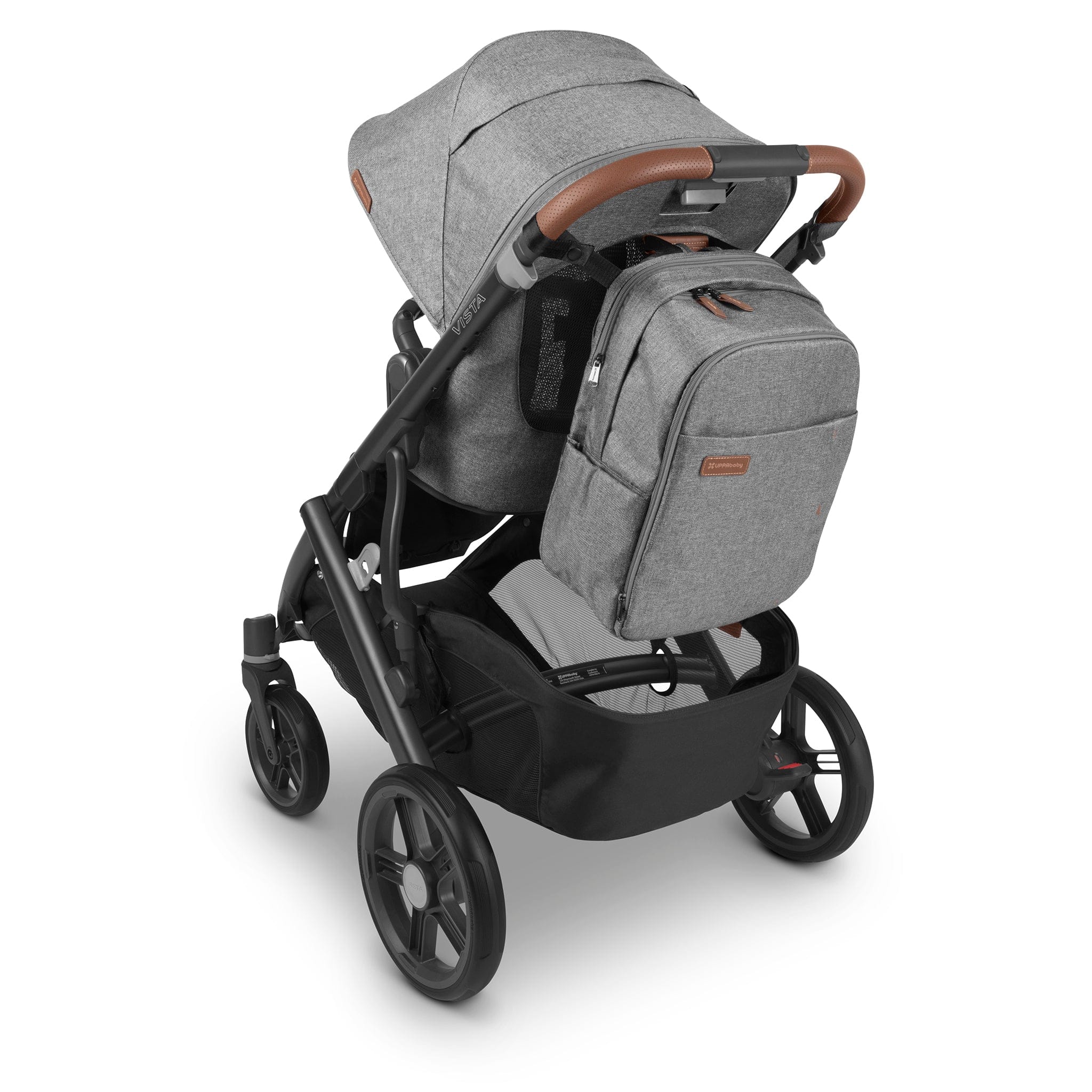 UPPAbaby Changing Backpack - Jake (Charcoal / Black Leather) - Image 5