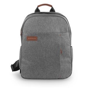 UPPAbaby Changing Backpack - Greyson (Charcoal Melange / Saddle Leather)