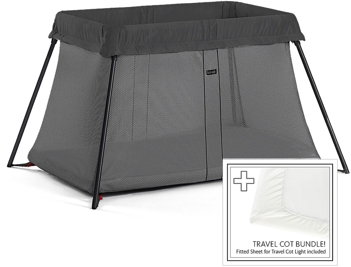 BabyBjörn Travel Crib Light Bundle - Black