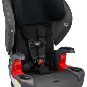 Britax Grow With You Harness Booster Car Seat  - Mod Black SafeWash
