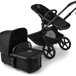 Bugaboo Kangaroo Complete Single-to-Double Stroller - Black / Midnight Black / Midnight Black