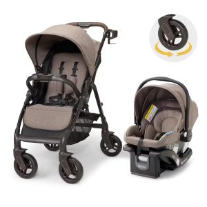 Graco Merge + SnugRide Lite DLX Travel System - Sable