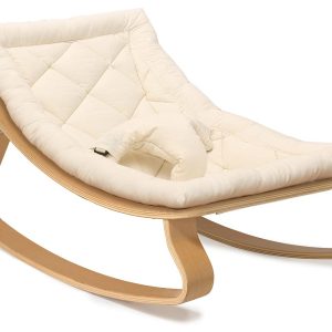 Charlie Crane LEVO Baby Rocker - Beech / Organic White