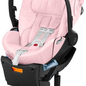 Cybex Cloud Q Sensorsafe Reclining Infant Car Seat - Simply Flowers - Pale Blush