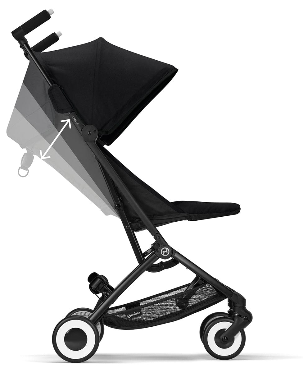 Cybex Libelle 2 Compact Stroller (WITHOUT 1 Pull Harness) - Moon Black - 图片 3