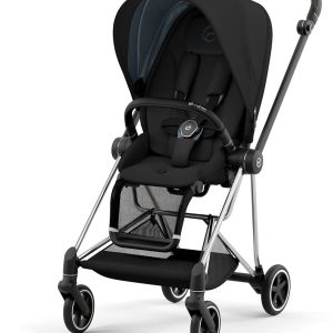 Cybex Mios 3 Stroller (One Box) - Chrome / Black / Deep Black