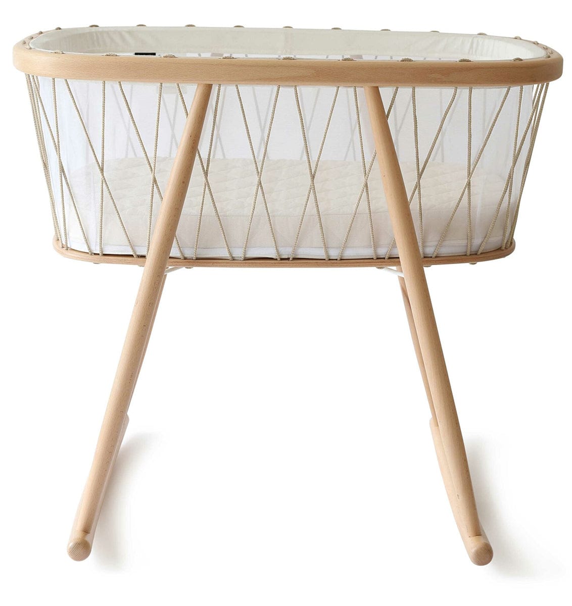 Charlie Crane KUMI Mesh Crib with Organic Mattress - Desert - 图片 2