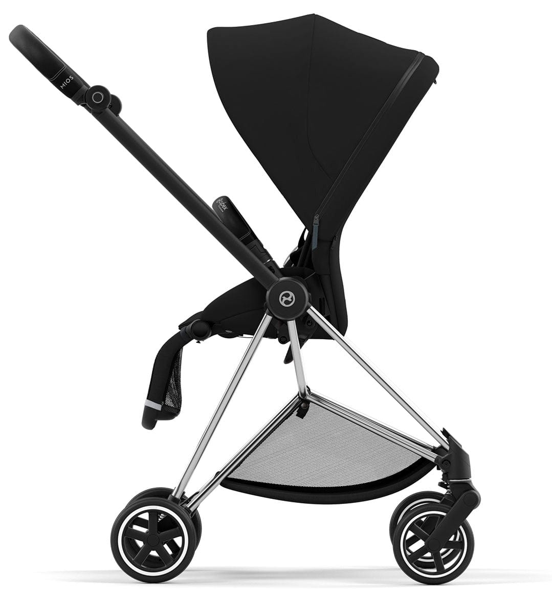 Cybex Mios 3 Stroller (One Box) - Chrome / Black / Deep Black - 图片 3