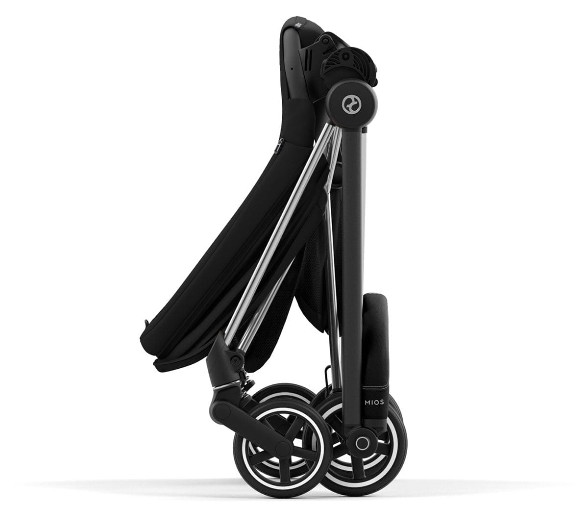 Cybex Mios 3 Stroller (One Box) - Chrome / Black / Deep Black - 图片 7