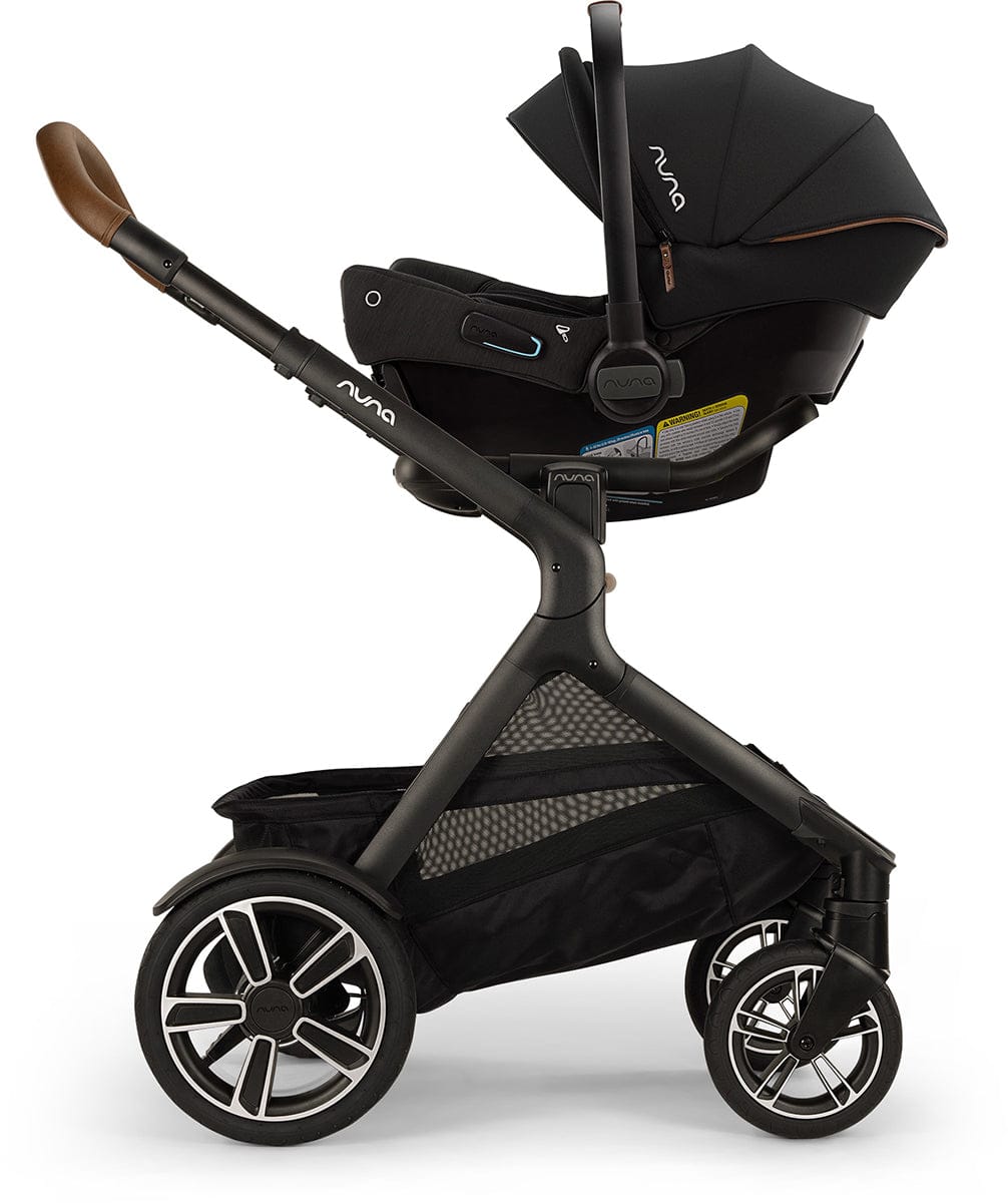 Nuna DEMI Next Stroller with Rider Board + PIPA urbn Baseless Infant Car Seat Travel System - Caviar - 图片 3