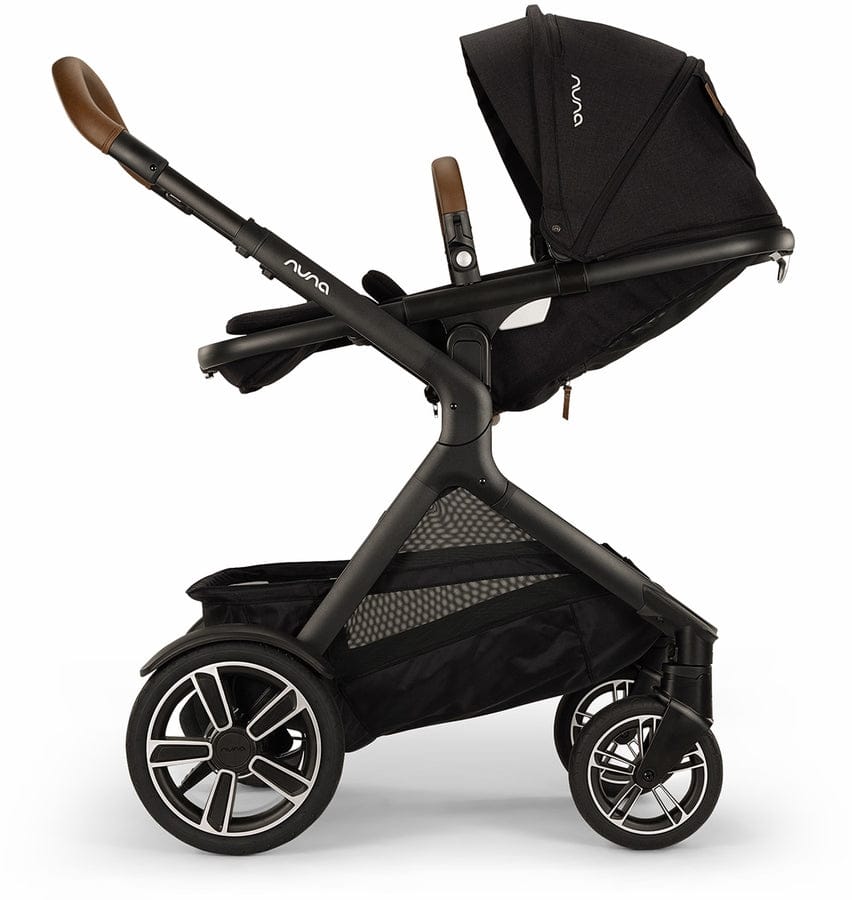 Nuna DEMI Next Stroller with Rider Board + PIPA urbn Baseless Infant Car Seat Travel System - Caviar - 图片 7