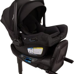 Nuna PIPA Aire RX Infant Car Seat + PIPA RELX Base with Load Leg - Caviar