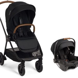 Nuna TRIV next + PIPA urbn Baseless Infant Car Seat Travel System - Caviar