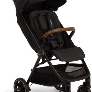 Nuna TRVL LX Self-Folding Compact Stroller - Caviar