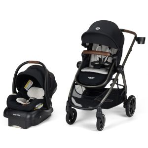 Maxi-Cosi Zelia 2 Luxe 5-in-1 Modular Travel System - Onyx Sand