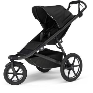 Thule Urban Glide 3 Single Jogging Stroller with NON-Magnetic Buckle - Black