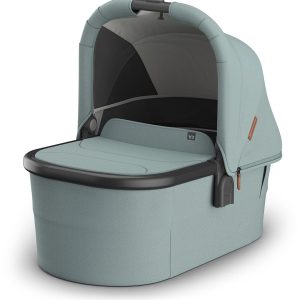 UPPAbaby Vista, Cruz, Ridge Bassinet V3 - Kenzi (Mystic Aqua / Carbon Frame)