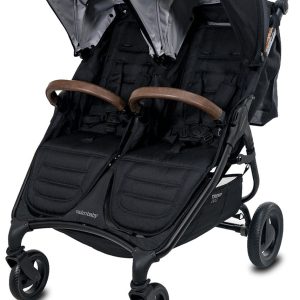 Valco Trend Duo Side by Side Double Stroller 2025 Black